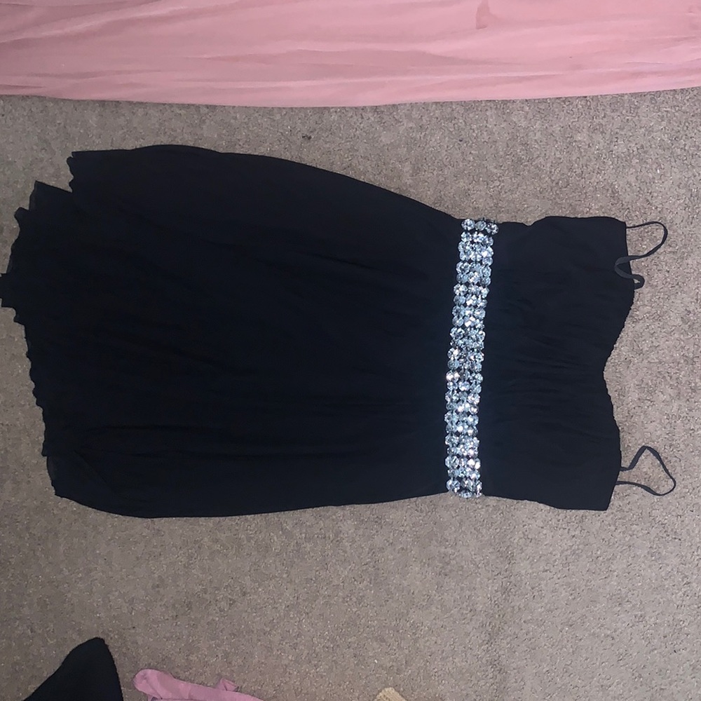 Vintage y2k black mini dress